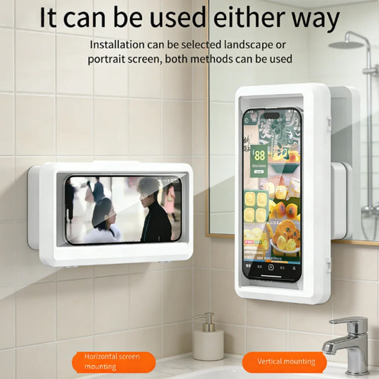 Waterproof Shower Phone Holder – Touchscreen & Anti-Fog